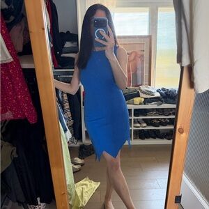 Versus Versace Royal Blue Mini Dress